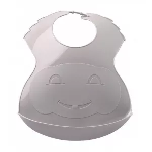 Thermobaby BAVETA DIN PLASTIC SOFT GREY