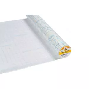 Vlieseline Insertie autoadeziva pentru brodarea pieselor mici, gradata, se desprinde prin rupere, Filmoplast H54, 100 cm lungime x 54 cm latime