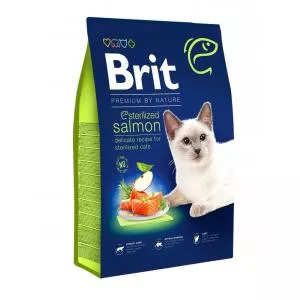 Brit Premium by Nature Cat Sterilized cu Somon, 1.5 kg