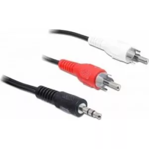 Delock Audio 3.5 mm stereo jack male > 2 x RCA male 5 m 84212