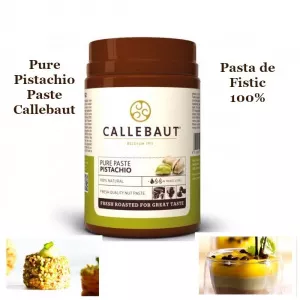 Callebaut Pasta de Fistic 100%, Pure Pistachio Paste, 1 Kg