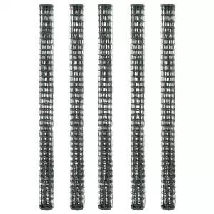 vidaXL Plase gard de grădină, 5 buc., verde, 1x1,2 m, HDPE 143891