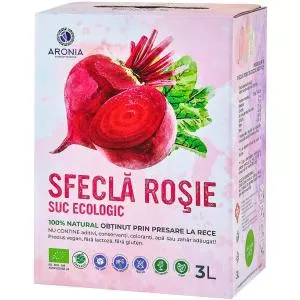 Aronia Charlottenburg Suc de Sfecla Rosie Ecologic/Bio 3L
