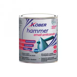 Kober Vopsea 3in1 direct pe rugina cu efect lovitura de ciocan, hammer brun 2.5l