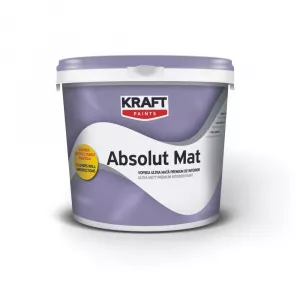Kraft Vopsea ultralavabila, ultra mata, interior Absolut Mat 4 L