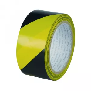 Q-Connect Banda adeziva 48mm x 20m pentru avertizare Q Connect. Safety Warning