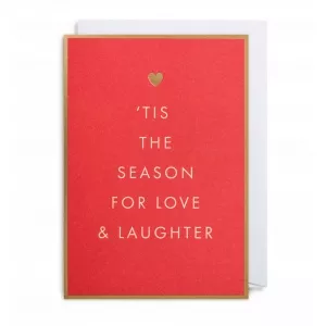 Lagom Design Felicitare - Tis The Season For Love and Laughter