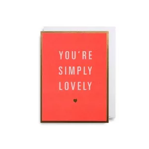 Lagom Design Felicitare - You're simply lovely