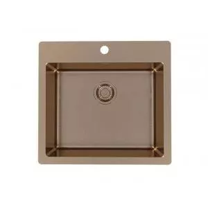 Alveus Chiuveta bucatarie inox culoare cupru Pure 70