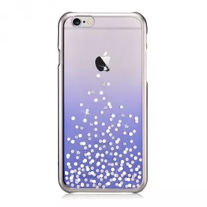 Comma Carcasa iPhone 6 Unique Polka Blue (cristale si rama electroplacata)