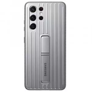 Samsung Galaxy S21 Ultra Protective Standing Cover Light Gray