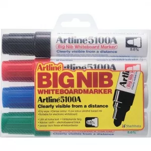 Artline Marker pentru tabla de scris 5100A 4 culori/set