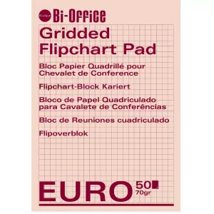 Bi-silque Hartie flipchart, caroiata, 100 x 65 cm, 70 gr/mp 50 coli/top