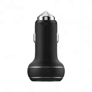 Devia dvthia2usbb Thor Dual 2 x USB 1A/2.4A Black - Emergency Hammer