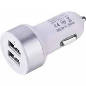 Devia dvsmia2usbw Smart Dual 2 x USB 1A/2.4A Alb