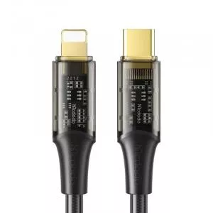 Mcdodo Cablu Amber Series Fast Charging Type-C la Lightning ,36W, 1,2m Black