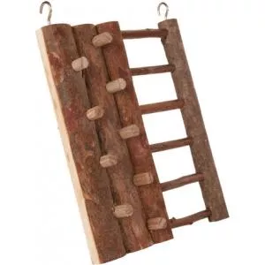 Trixie Perete de cățărare din lemn și scară pentru rozătoare (16 x 20 cm)