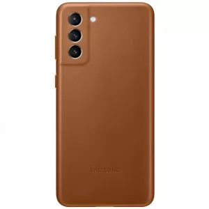 Samsung Galaxy S21 Plus Leather Cover Brown