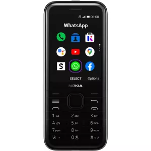 Nokia 8000 4G, Dual SIM, 4G, Onyx Black