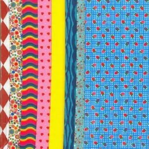 Dress Your Doll Set de materiale hainute pentru papusi Couture Strawberry Blue
