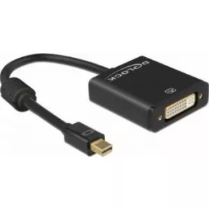 Delock mini Displayport 1.2 male > DVI female 4K Active black 62603