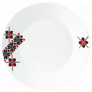 Heinner Farfurie desert Etno VN-NE-19P, Portelan, 19 cm (Alb)