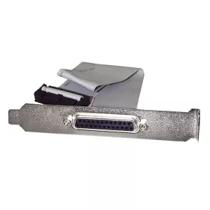 StarTech.com 16in DB25 Parallel Female to IDC 25 Pin Header Slot Plate PLATE25F16