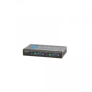 D-Link Switch KVM 4 porturi, 2 cabluri KVM inclus