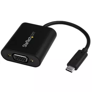 StarTech.com USB-C to VGA Adapter - with Presentation Mode Switch - 2048 x 1280 CDP2VGASA