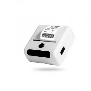 Procart Imprimanta termica mobila, 80 mm, USB, Bluetooth, Windows, Android, iOS Alb