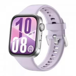 Huawei WATCH FIT 4 Silver Body with Purple Fluoroelastomer Strap