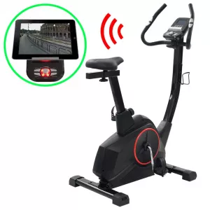 vidaXL Bicicletă de fitness magnetică cu măsurare puls, programabilă 91445