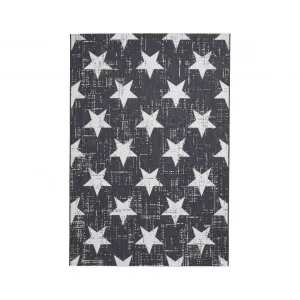 Think Rugs Santa Monica 160x230 cm -, Negru