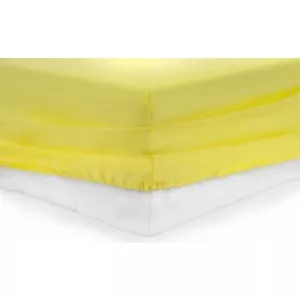 Heinner Cearceaf Pat Bumbac cu Elastic 180x200 CM Galben
