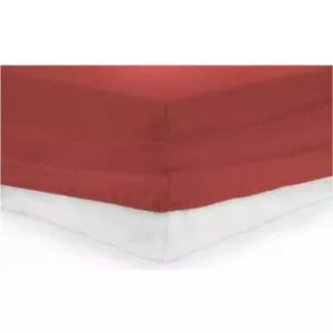 Heinner Cearceaf Pat Bumbac cu Elastic 180x200 CM Rosu