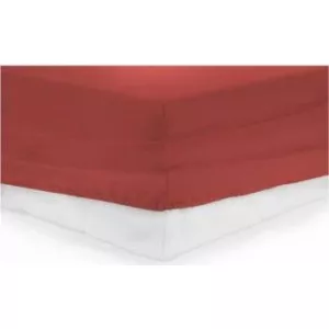 Heinner Cearceaf de Pat Bumbac cu Elastic 160x200 cm Rosu