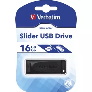 Verbatim Slider 16 GB Negru 98696