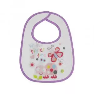 Lorelli Set 3 bavete, big, bumbac, inchidere cu arici, fetite