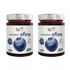 Bun de Tot Dulceata de Afine fara Zahar 360g+360g