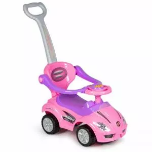 EcoToys Masinuta de impins 3 in 1 roz 382