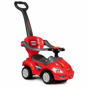 EcoToys Masinuta de impins 3 in 1 rosu 382