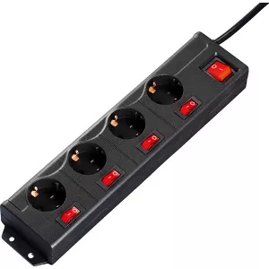 HAMA Prelungitor , 4 prize, 1.4m, negru 137257