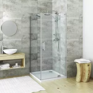 Roth Set cabina de dus cu usa de dus pivotanta GDO1N/900 si un panou lateral GBN/900 Elegant Neo