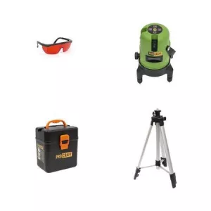ProCraft Nivela laser cu trepied, 3D, interval 15m, precizie +/- 5mm LE-3D