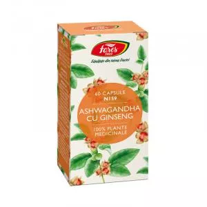 Fares Ashwagandha cu Ginseng x 60 caps.