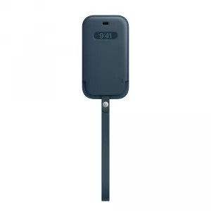 Apple Leather Sleeve MagSafe pentru iPhone 12 Mini, Baltic Blue MHMQ3ZM/A