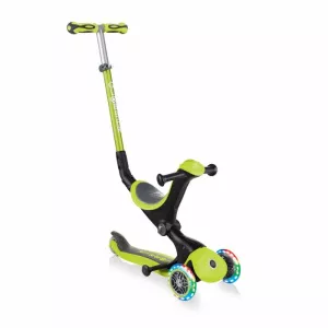 Globber Go-Up 4 in 1 Deluxe Lights Verde