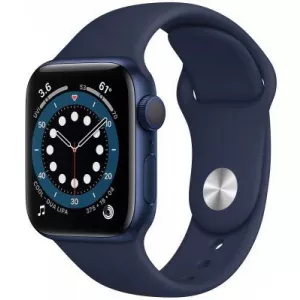 Apple Watch Series 6 GPS Blue Aluminium, 40 mm, Deep Navy Band
