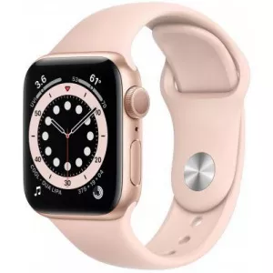 Apple Watch Series 6 GPS Gold Aluminum, 40 mm, Pink Sand Band