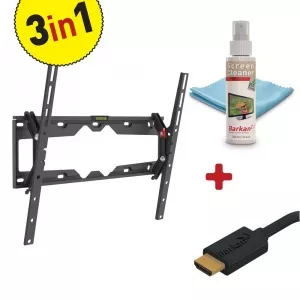 Barkan 29 - 65 Flat /Curved TV Wall Mount + Screen Cleaner + HDMI Cable (CM310+.B)
